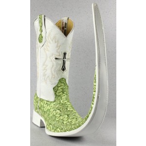 Jugo Boots® 8001 Bota de Hombre Tribal Dragón Verde Pistache X Puntal (30 cm)